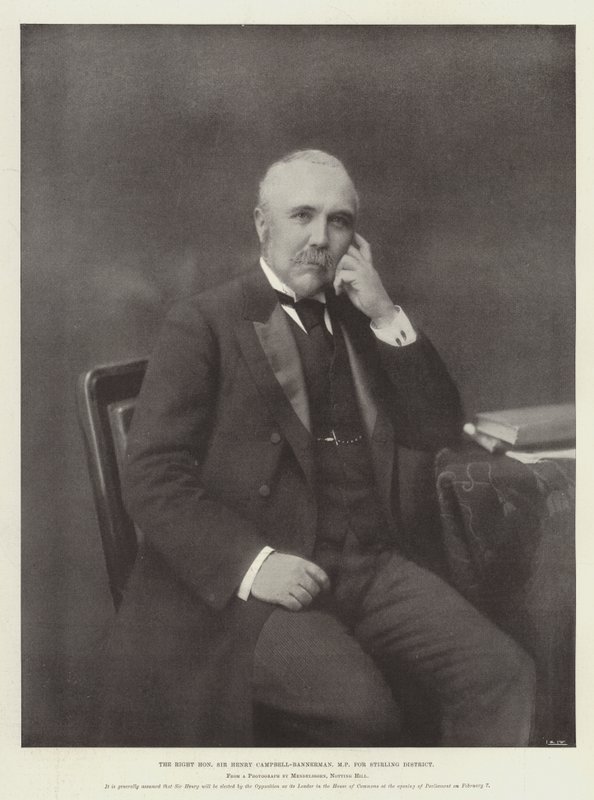 Le très honorable Sir Henry Campbell-Bannerman, député de Stirling - English Photographer