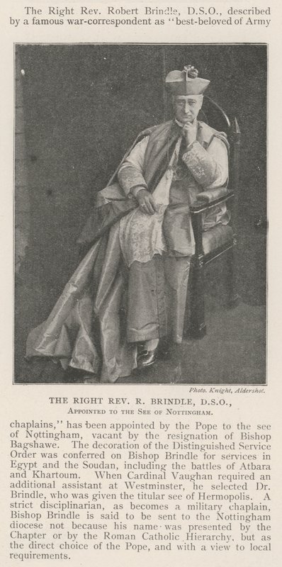 Le très révérend R Brindle, DSO, nommé au siège de Nottingham - English Photographer