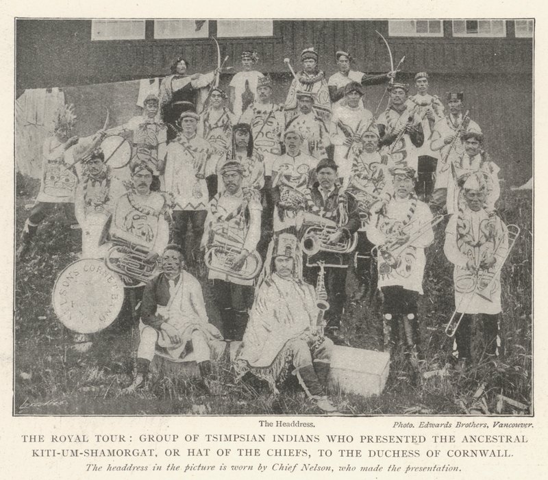 La tournée royale, groupe d