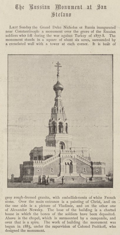 Le monument russe à San Stefano - English Photographer