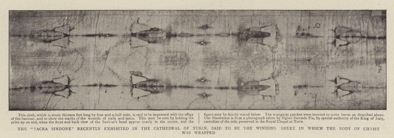 La Sacra Sindone récemment exposée dans la cathédrale de Turin, dite être le linceul dans lequel le corps du Christ a été enveloppé - English Photographer