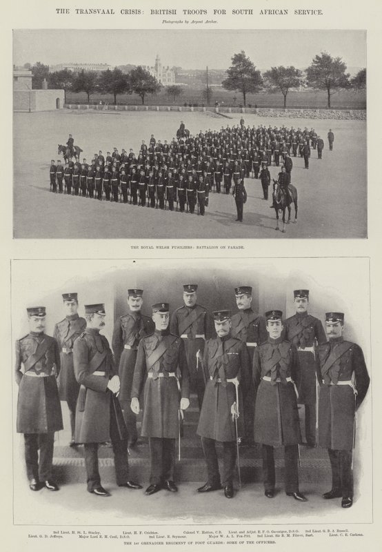 La crise du Transvaal, troupes britanniques pour le service en Afrique du Sud - English Photographer