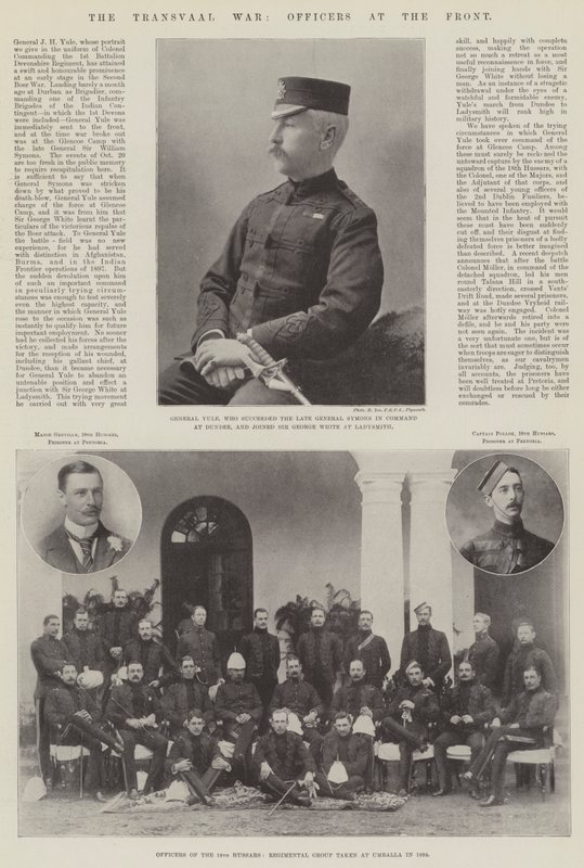 La guerre du Transvaal, officiers au front - English Photographer