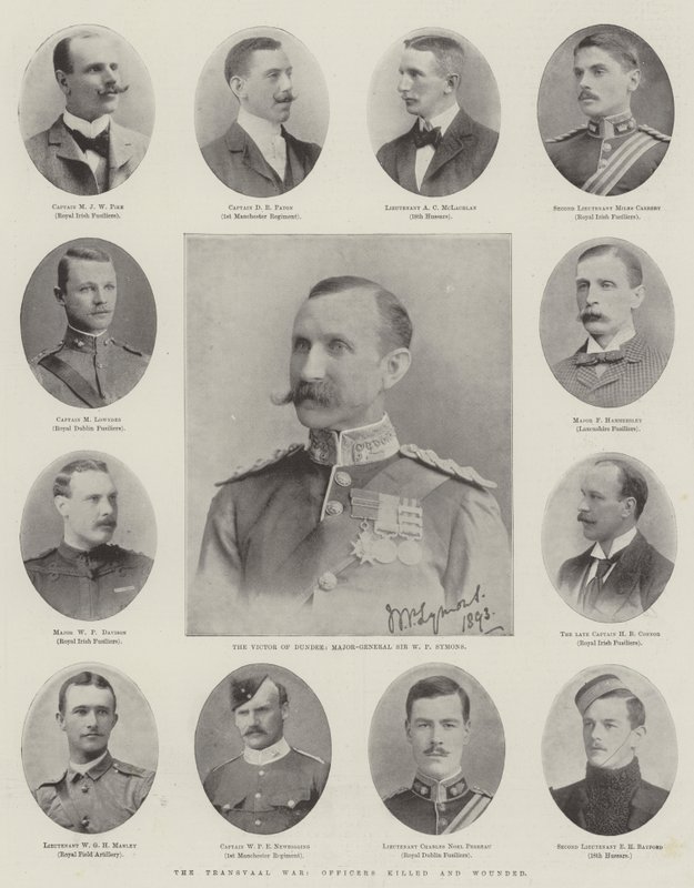 La guerre du Transvaal, officiers tués et blessés - English Photographer