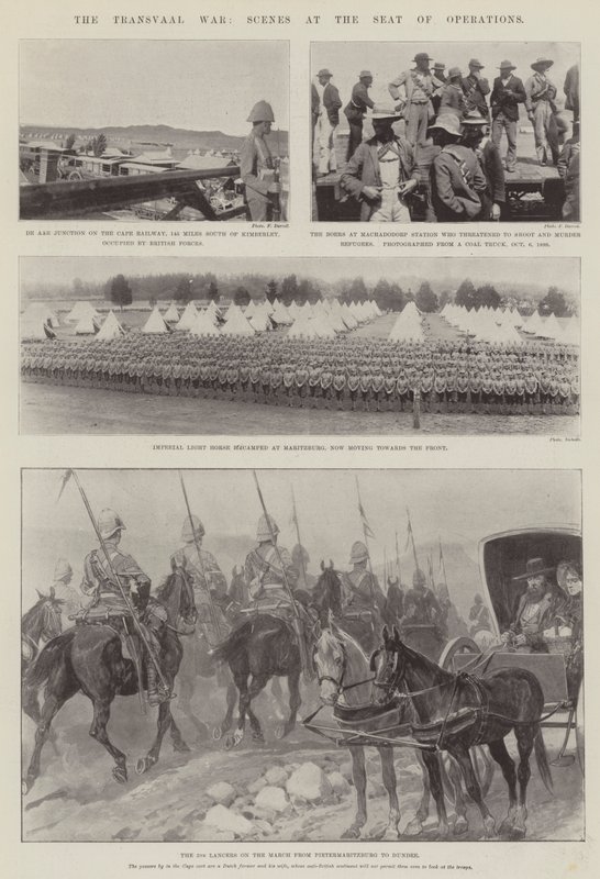 La guerre du Transvaal, scènes au siège des opérations - English Photographer