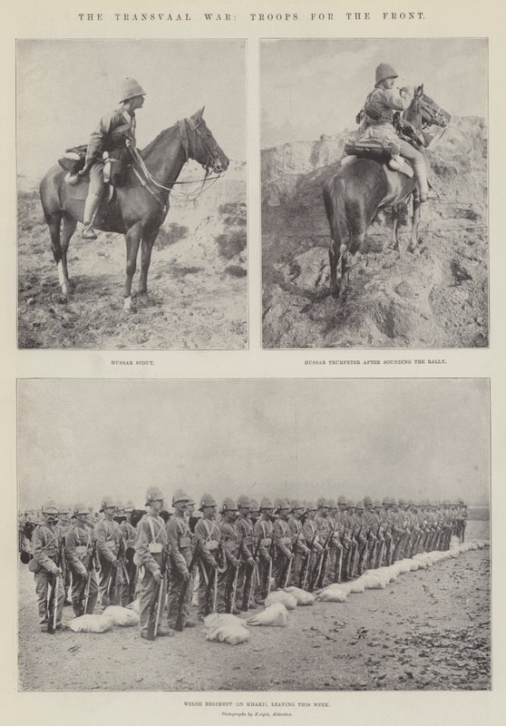 La guerre du Transvaal, troupes pour le front - English Photographer