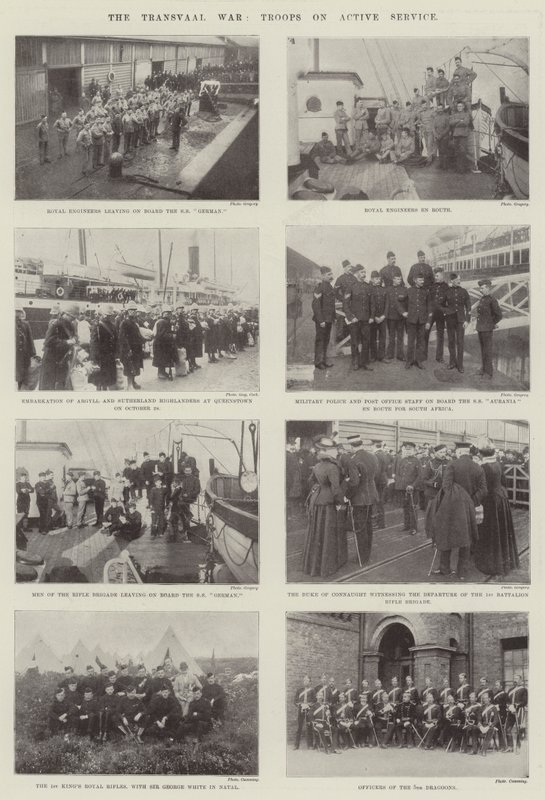 La guerre du Transvaal, troupes en service actif - English Photographer