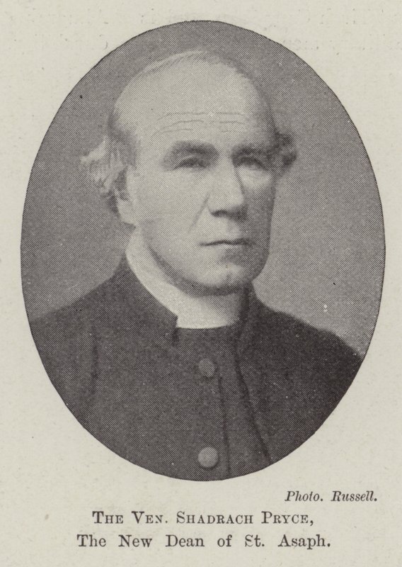 Le vénérable Shadrach Pryce, le nouveau doyen de St Asaph - English Photographer