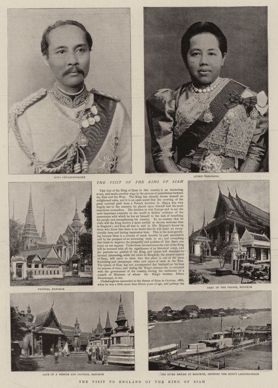 La Visite en Angleterre du Roi de Siam - English Photographer