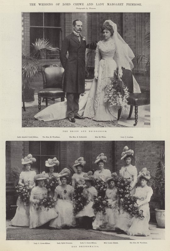 Le mariage de Lord Crewe et de Lady Margaret Primrose - English Photographer