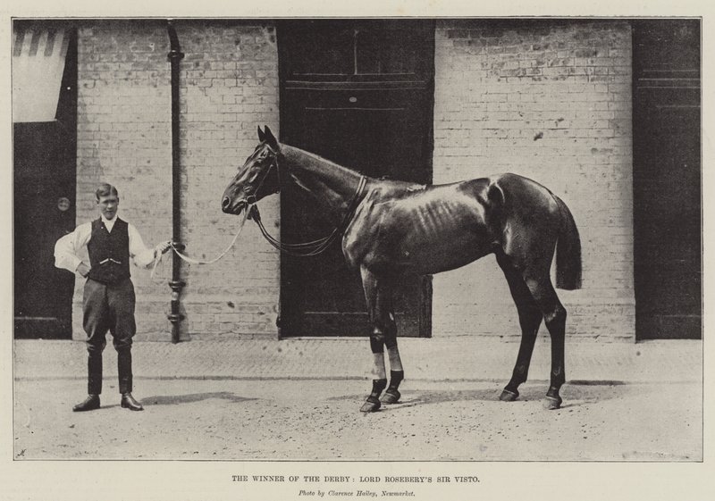 Le gagnant du Derby, Sir Visto de Lord Rosebery - English Photographer