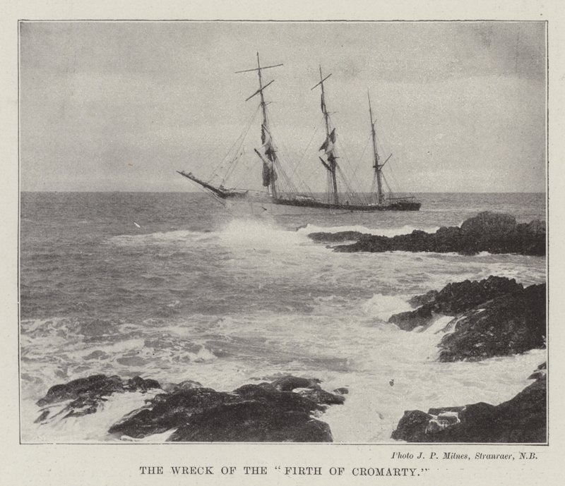 Le naufrage du Firth of Cromarty - English Photographer