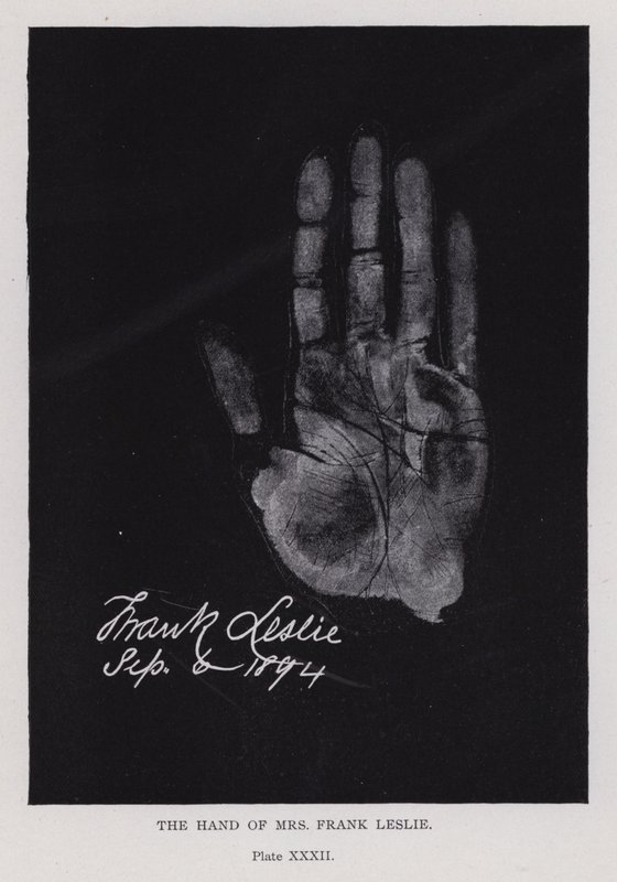 La main de Mme Frank Leslie - English Photographer
