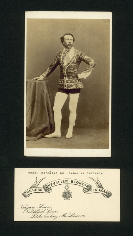 Le héros Chevalier Blondin de Niagara - English Photographer