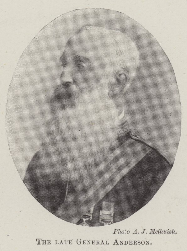 Le défunt général Anderson - English Photographer