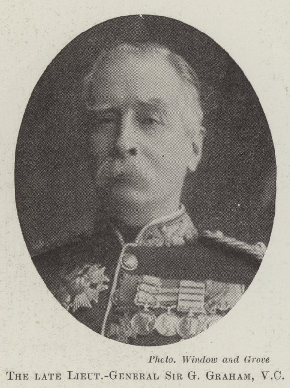 Feu Lieutenant-Général Sir G Graham, VC - English Photographer