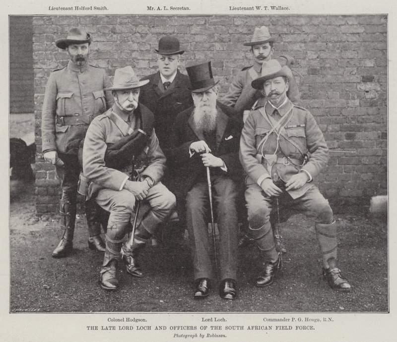 Feu Lord Loch et officiers de la force de campagne sud-africaine - English Photographer