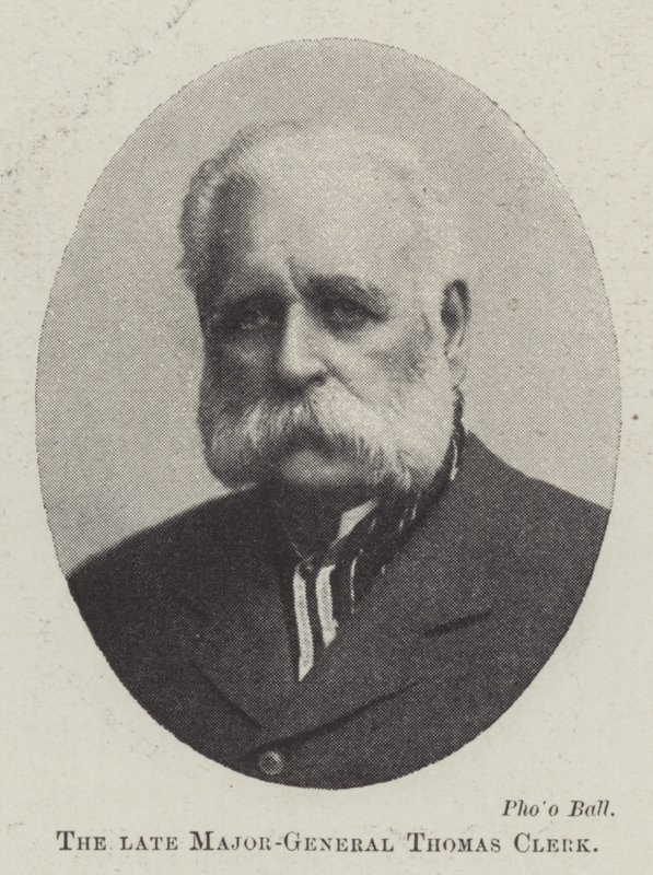 Le défunt major-général Thomas Clerk - English Photographer