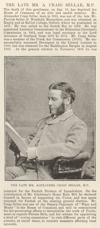 Feu M. Alexander Craig Seller, député - English Photographer