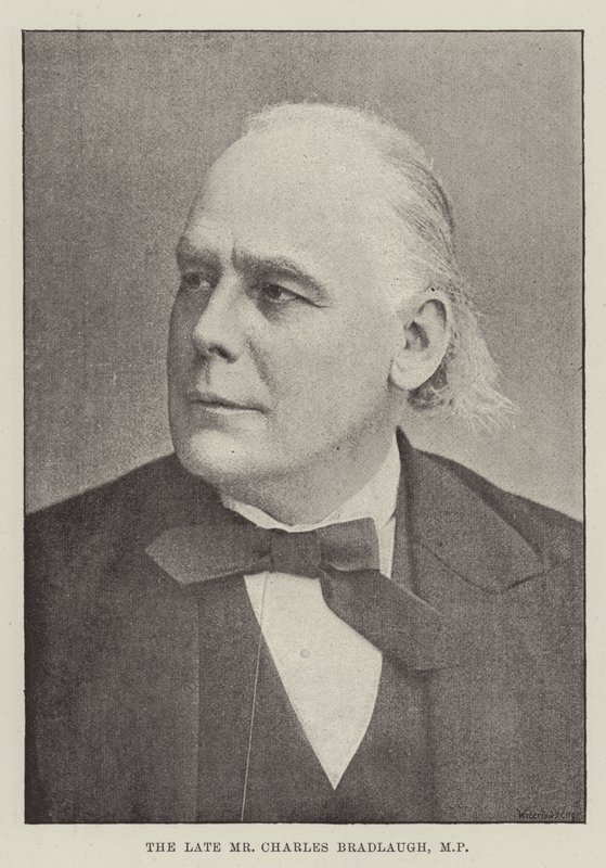 Le défunt M. Charles Bradlaugh, MP - English Photographer