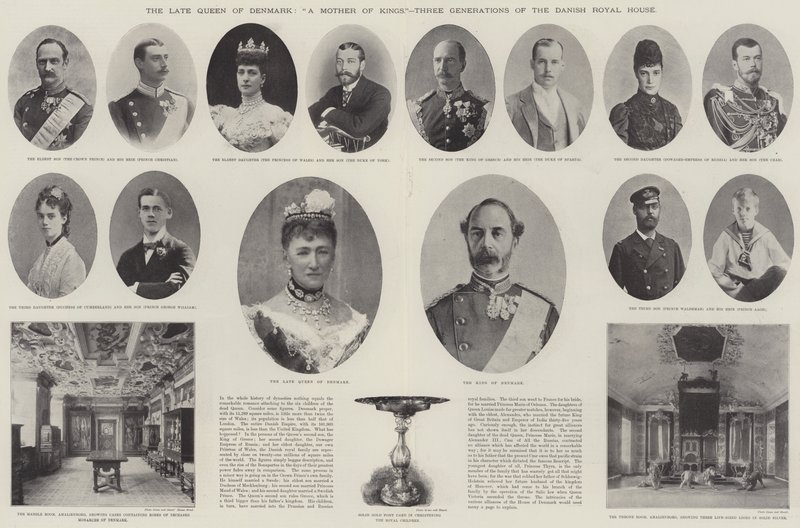 Feu la reine du Danemark, une mère de rois, trois générations de la maison royale danoise - English Photographer