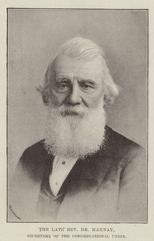 Feu le révérend Dr Hannay, secrétaire de l