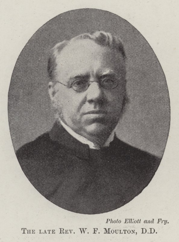 Feu le révérend W F Moulton - English Photographer