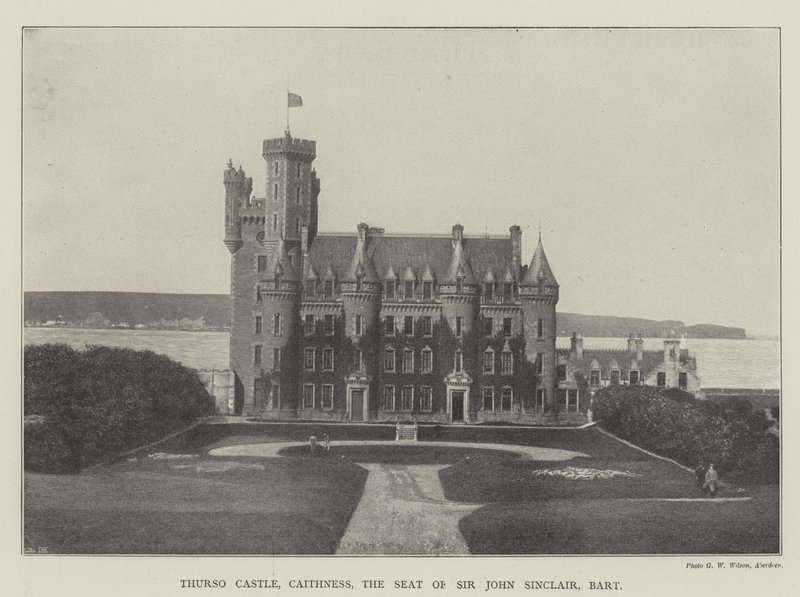 Château de Thurso, Caithness, résidence de Sir John Sinclair, baronnet - English Photographer