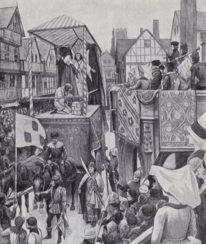 Théâtre itinérant au Moyen Âge - English Photographer