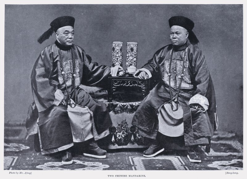 Deux mandarins chinois (photo n/b) - English Photographer