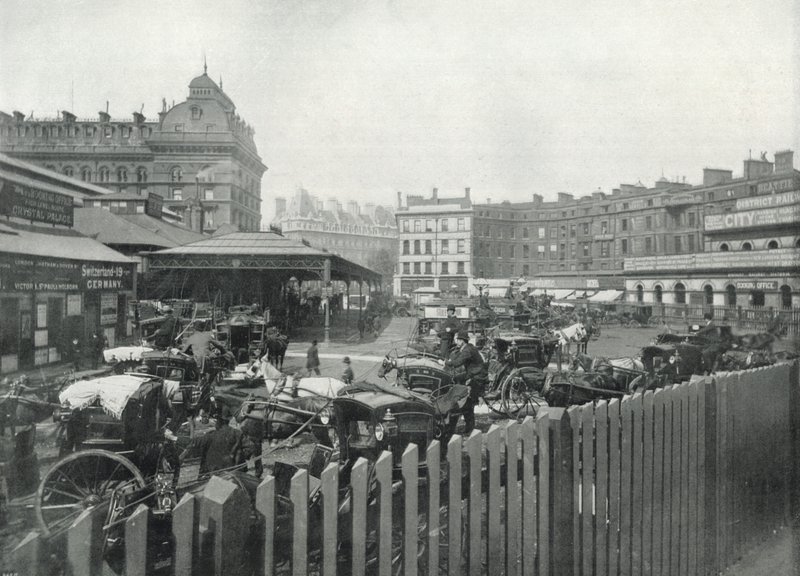 Gare Victoria, vue générale de la cour de la gare - English Photographer
