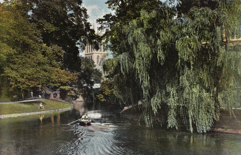 Vue dans les Backs, depuis le pont Trinity - English Photographer