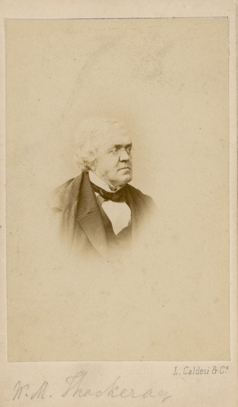 William Makepeace Thackeray - English Photographer