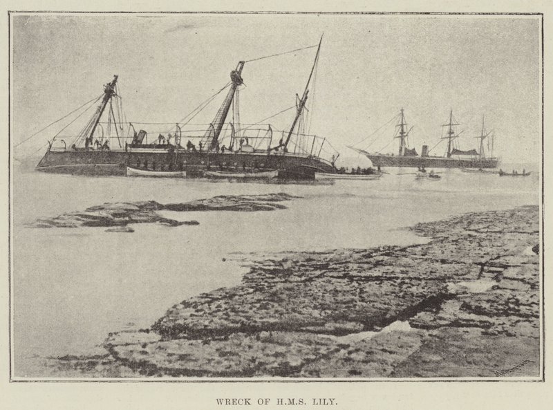 Naufrage du HMS Lily - English Photographer