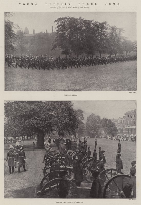 Jeune Grande-Bretagne sous les armes - English Photographer