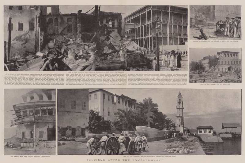 Zanzibar après le bombardement - English Photographer