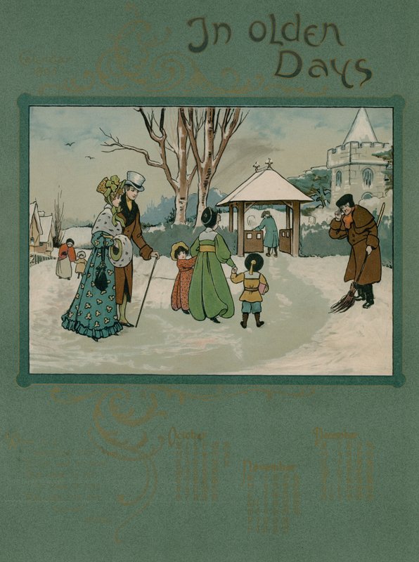 Calendrier 1905 avec vers d