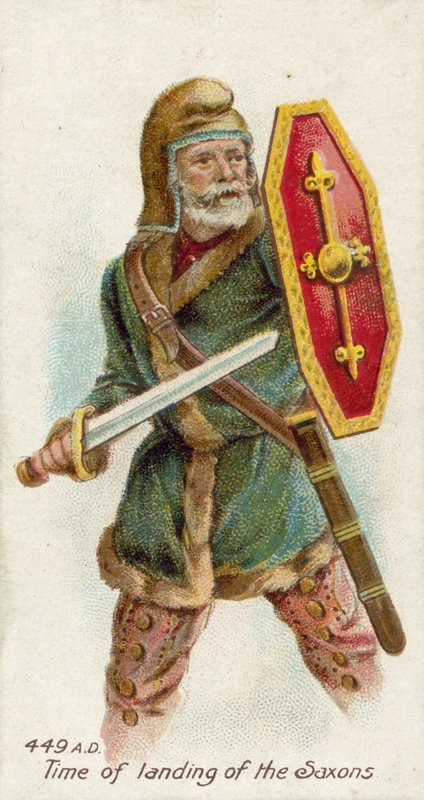 449 apr. J.-C., Époque du débarquement des Saxons - English School