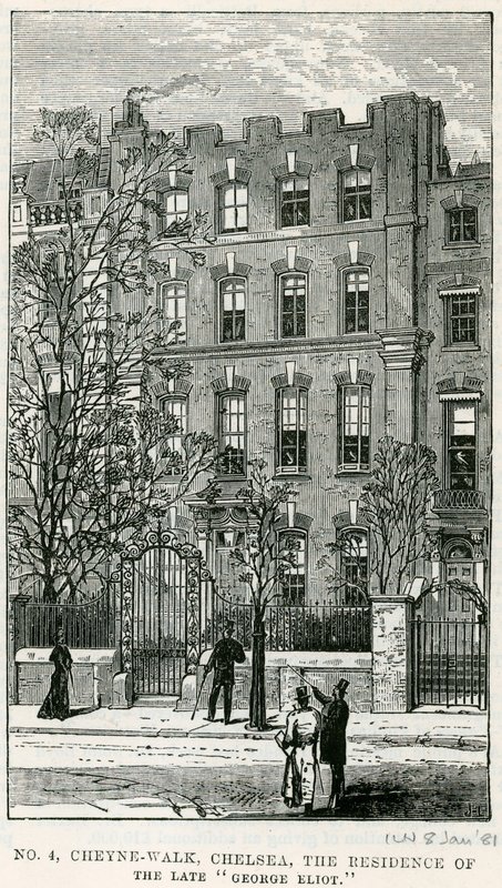 4 Cheyne Walk, Chelsea, la résidence de feu George Eliot - English School