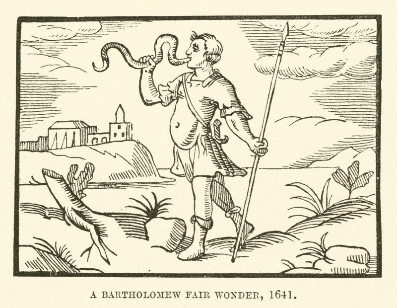 Une merveille de la foire de Saint-Barthélemy, 1641 - English School