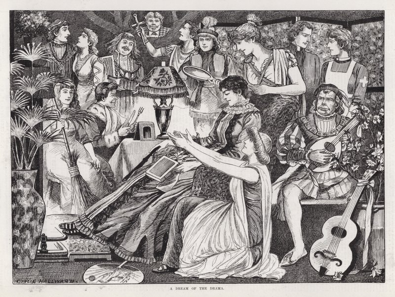 Un rêve du drame (gravure) - English School