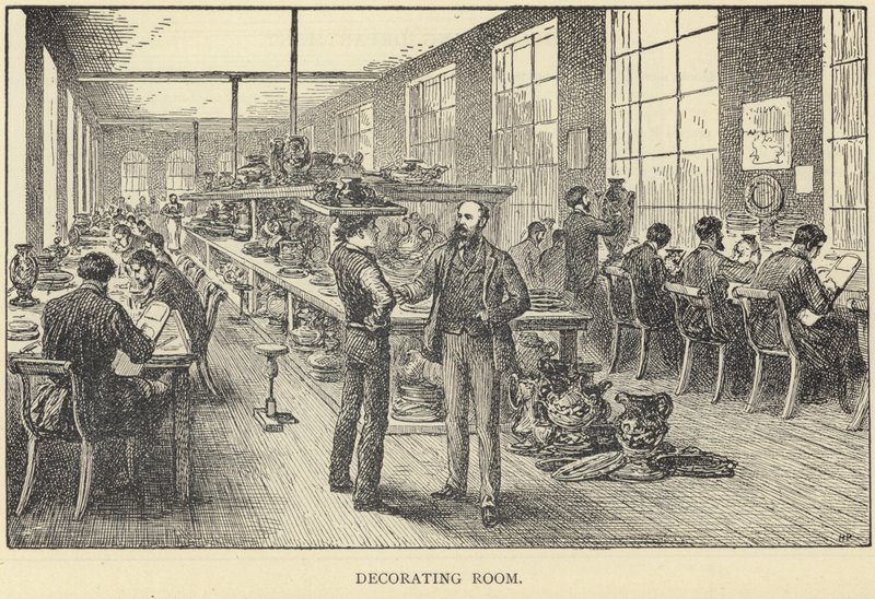 Guide à travers les manufactures royales de porcelaine - English School