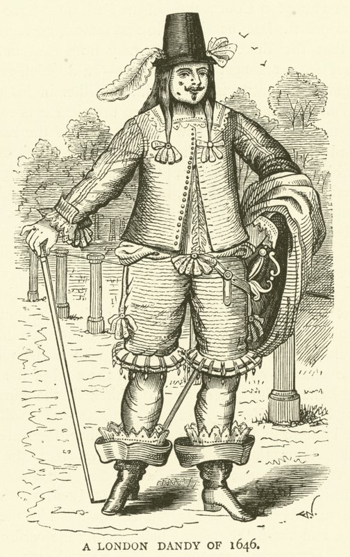 Un dandy londonien de 1646 - English School