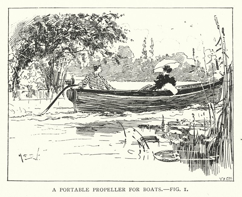 Une hélice portable pour bateaux - English School