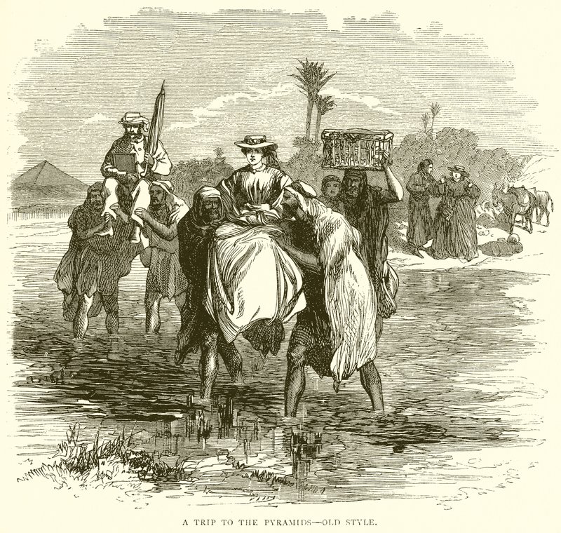 Voyage aux pyramides - Ancien style - English School