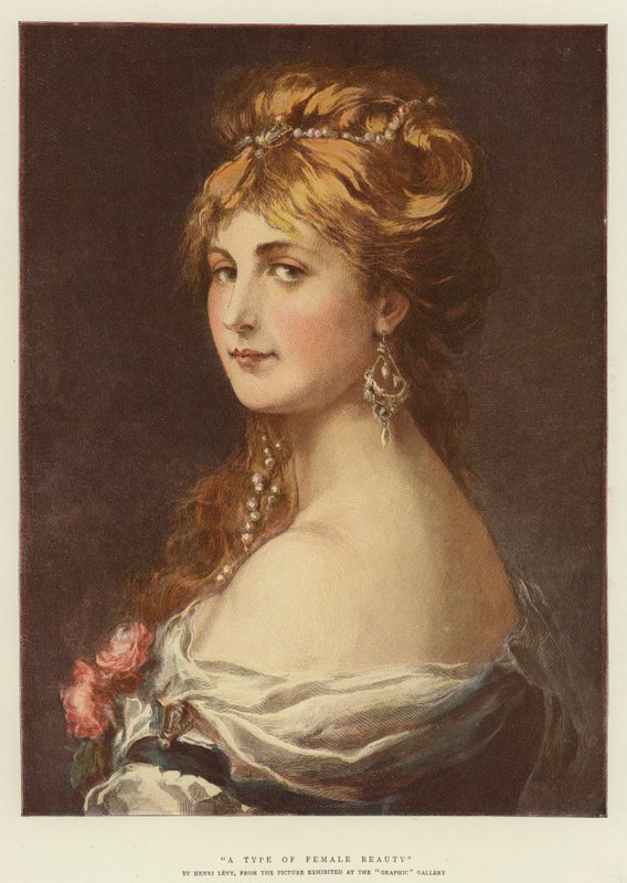 Un type de beauté féminine - English School