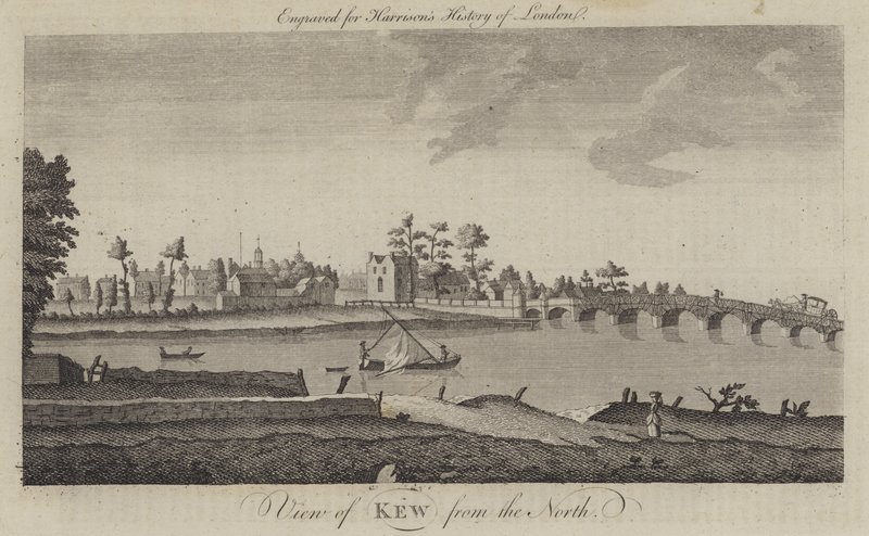 Vue de Kew depuis le nord - English School