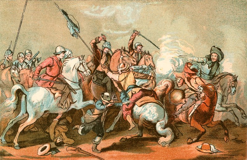 Escarmouche de cavalerie - English School