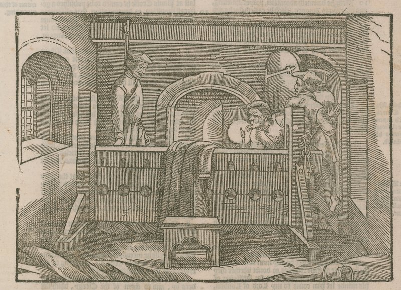 Une description de la tour des Lollards, où M. Richard Hunne a été assassiné - English School