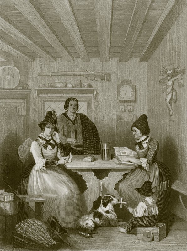 Scène Familiale au Tyrol - English School